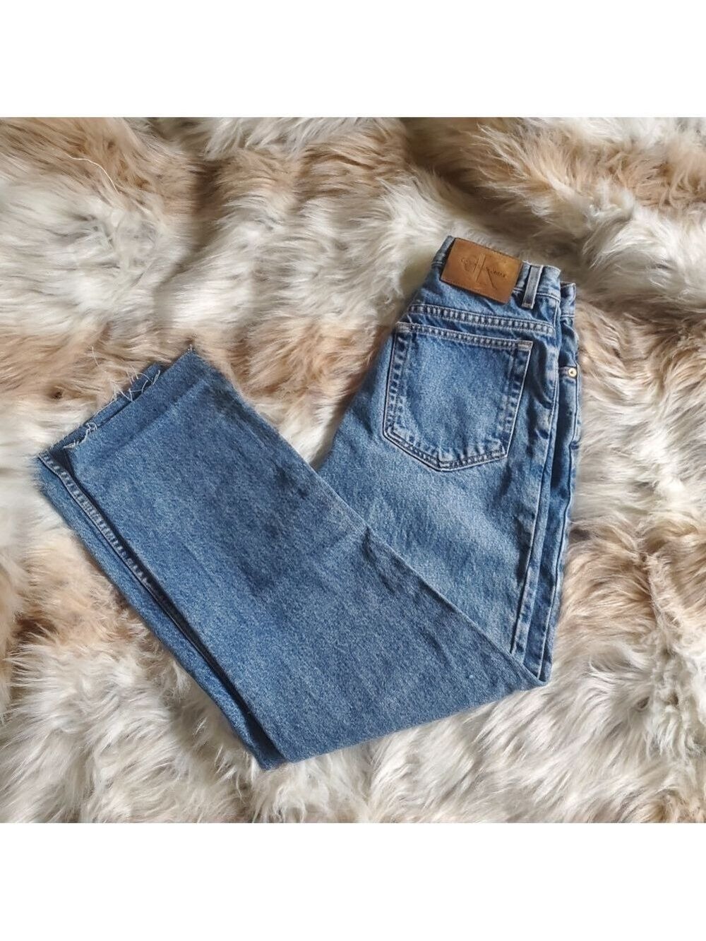 Vintage Calvin Klein Classic 5 Pocket Crop Jeans